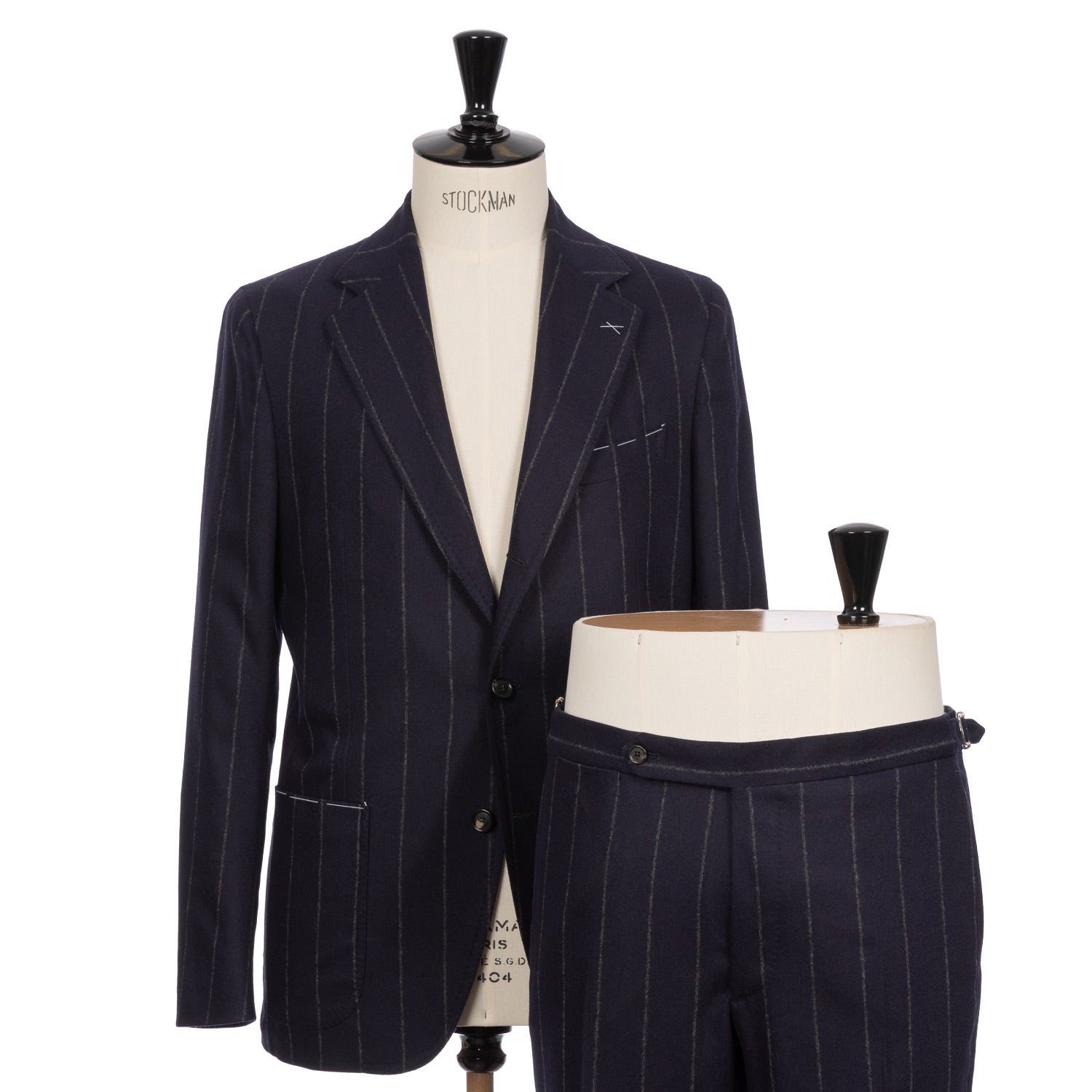 Striped Suit "Bella Figura" made from Wool Flannel - handmade